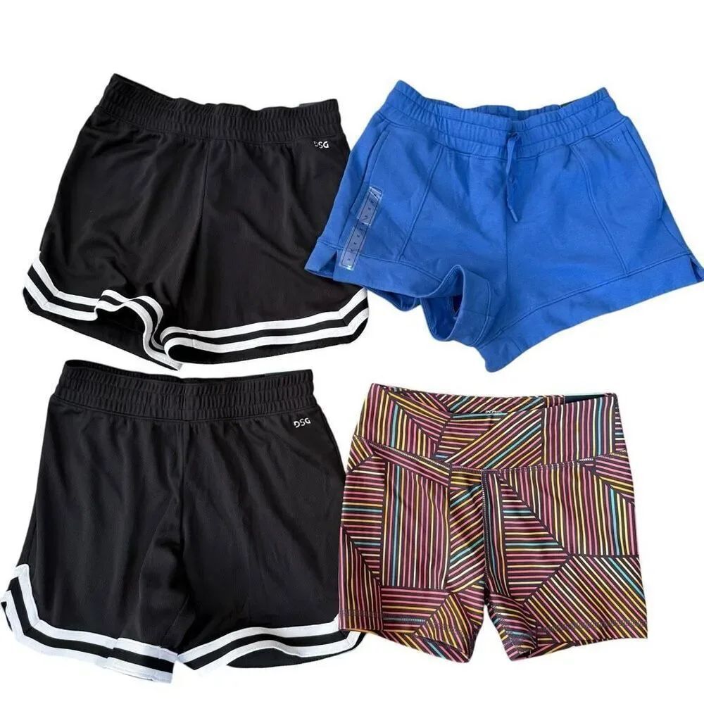 Set of 4 DSG SHORTS GIRLS size M 10-12 NWT